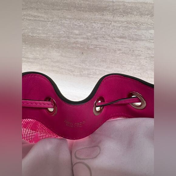 Jimmy Choo Juno Mesh & Leather Bucket Bag - Picture 4 of 8